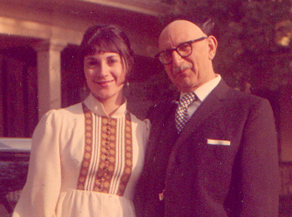 Erich Jacobs mit seiner Tochter Fredel